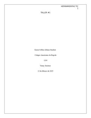 Taller 1 Programacion KAREN ALDANA 1104