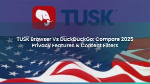 TUSK Browser Vs DuckDuckGo: Compare 2025 Privacy Features & Content Filters