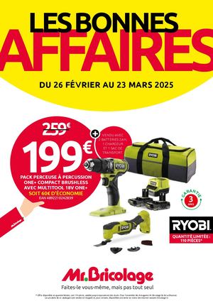 Mr Bricolage  Les Bonnes Affaires