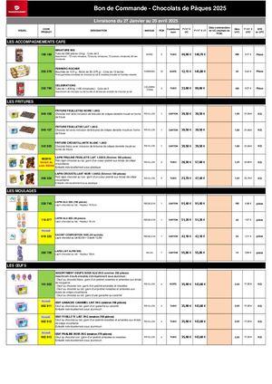Bon De Commande Paques 2025 V3