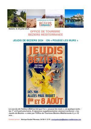 Jeudis De Béziers 2024