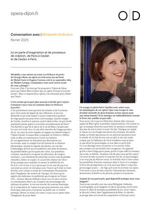 Conversation Avec | Mirabelle Ordinaire