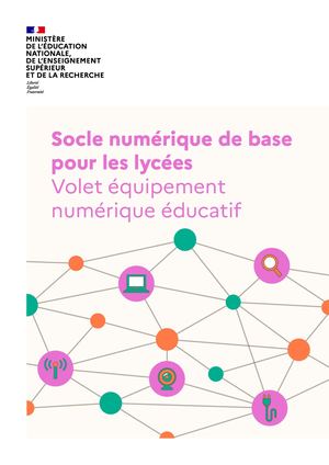 Socle numérique de base pour les lycées