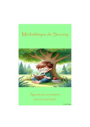 Agenda Mars Avril 2025