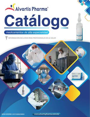 Catalogo De Medicamentos Alvartis Pharma 2025