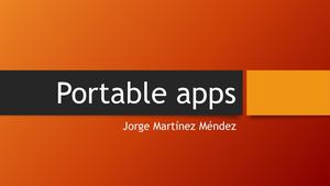 Portable Apps Jorge