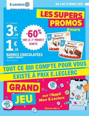 Eleclerc Les Supers Promos De Mars