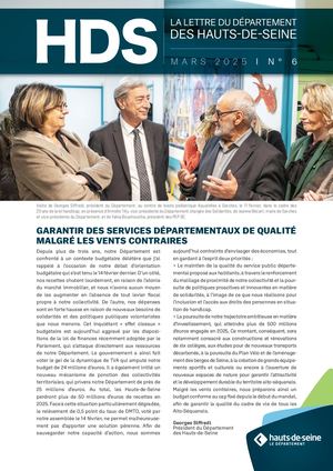 La Lettre du département des Hauts-de-Seine - n°6 - mars 2025