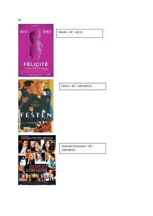 Affiches De Cinéma Liste N°4