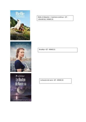 Fiches Cinéma Caisse 7 B