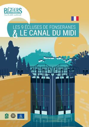 Les 9 écluses de Fonseranes et le canal du Midi