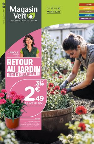 RETOUR JARDIN Magasin Vert