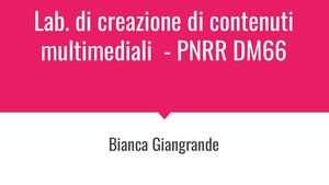 Lab Di Interdisciplinarietà