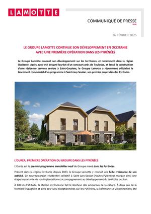 Lamotte poursuit son développement dans la région Occitanie - 26 février 2025