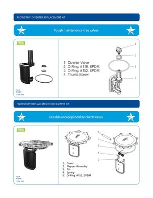 Cs234 022725 Av2003 Av2004 Flow Star Diverter And Check Valve Kits