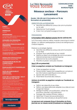 Réseaux Sociaux Parcours Lancement