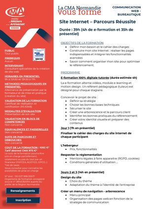 Site Internet Parcours Réussite