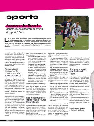 à Sens - Mars 2025 - Sport