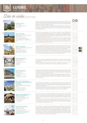 Fiches Loisirs Groupes / Activities list for groups