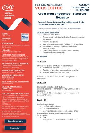 2025 Créer Mon Entreprise Parcours Réussite