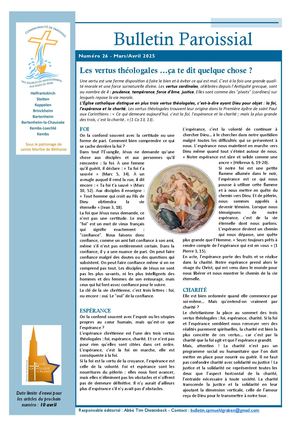 Bulletin Mars/Avril 2025