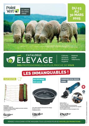 Brochure élevage mars 2025 - Point Vert Euralis