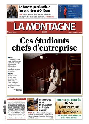 La Montagne Edition Cantal 2025 02 17