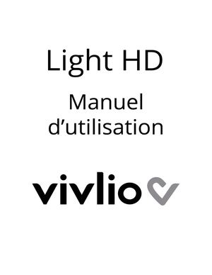 Manuel Liseuse Vivlio Light