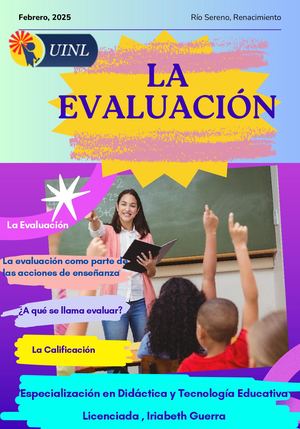 La Evaluación