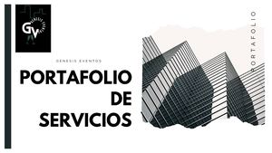 Portafolio De Servicios