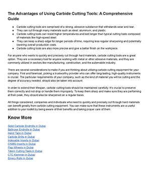 The Advantages Of Using Carbide Cutting Tools A Comprehensive Guide (3)
