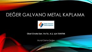 Degergalvanometalkaplama