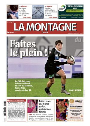 La Montagne Edition Correze 2025 02 14