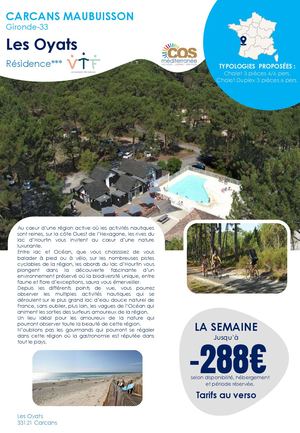 Carcans Maubuisson - Les Oyats - Vtf / 2025