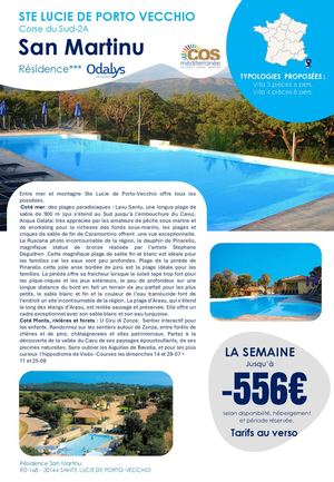 Corse Ste Lucie De Porto Vecchio - San Martinu - Odalys / 2025