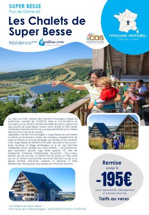Super Besse - Les Chalets De Super Besse - Goelia / 2025
