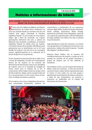 Albisteak Noticias Martxoak 1 Marzo