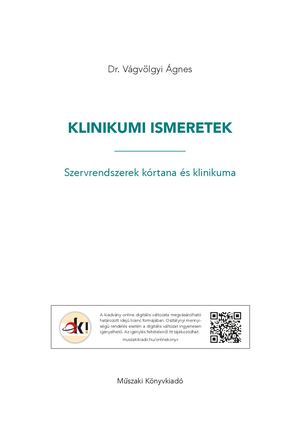 MK-6609 Klinikumi ismeretek