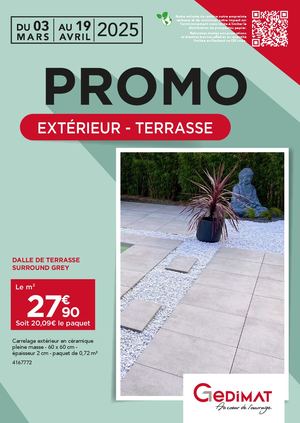 Promotion EXTERIEUR - TERRASSE