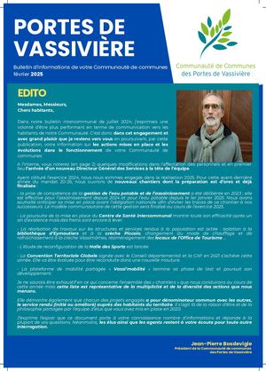 Bulletin Cc Portes De Vassiviere Février 2025