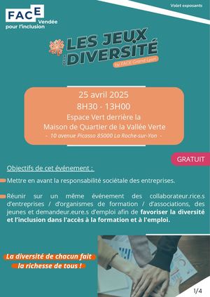 Jeux de la Diversité - Plaquette exposant
