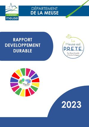 Rapport développement durable 2023