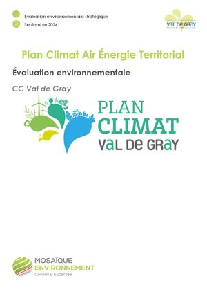 Evaluation environnementale CCVG