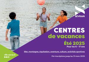 Brochure Centres de vacances 2025