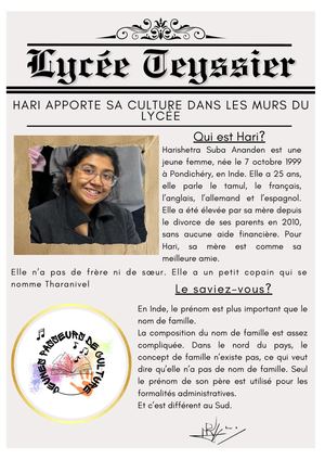 Journal des Jeunes Passeurs de Culture n°01