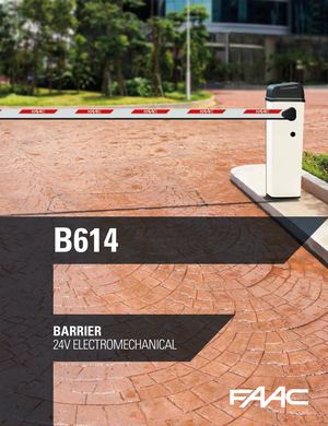 B614 electromechanical barrier brochure