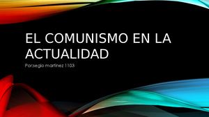 El Comunismo En La Actualidad 1103