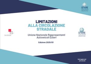 Limitazione Circolazione Edizione 2025 3
