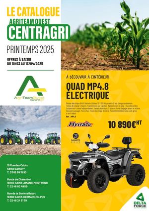 Catalogue Printemps 2025 Agriteam Centragri