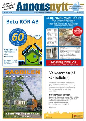 Annonsnytt v 10 2025